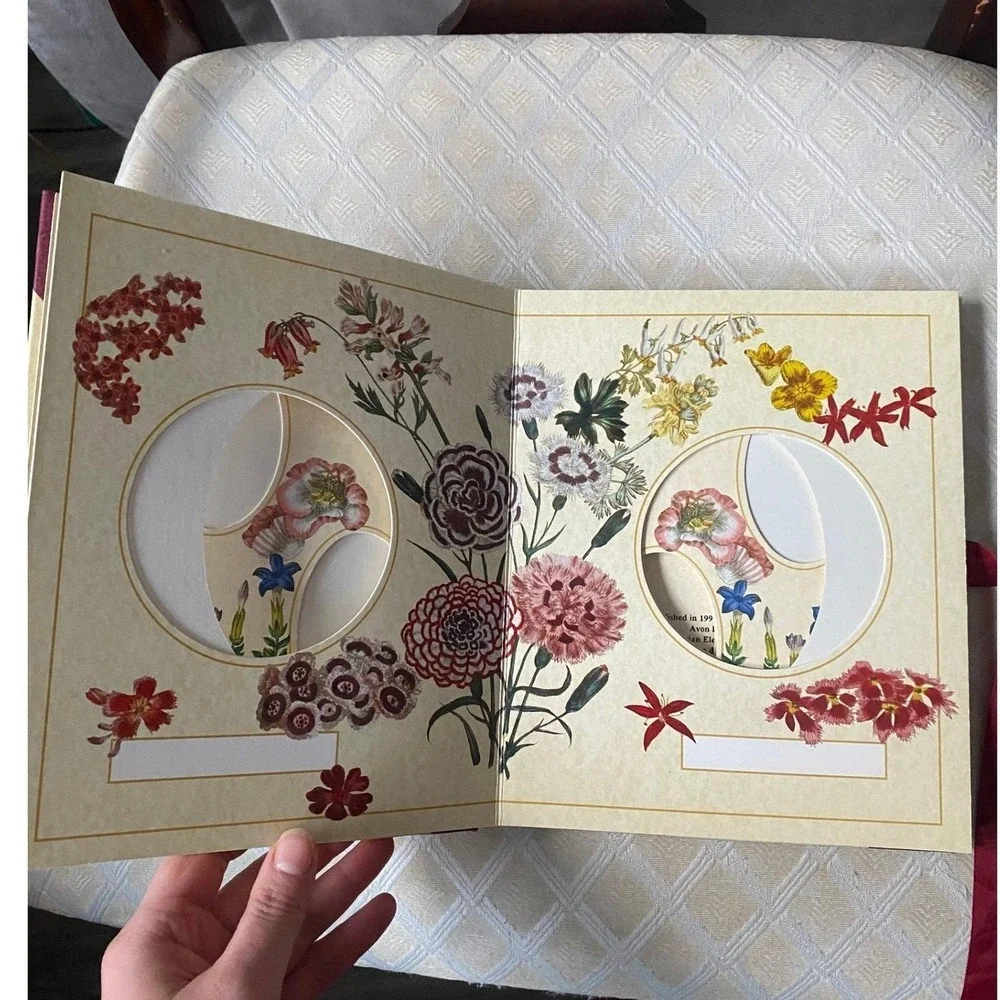 Vintage 1990's Victorian Elegance Photograph Album Keepsake Journal Garden Artsy